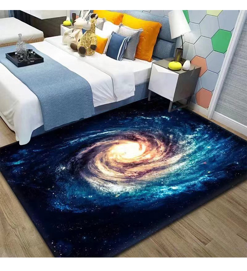 星空地毯,璀璨宇宙地毯,客厅地毯,满铺地毯