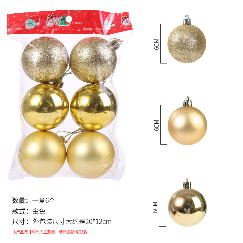 Bola DE LUZ DE Navidad bola de luz galvanoplastia brillante Rosa mate árbol de Navidad colgante Garland ratán bola decorativa 6cm bola de color