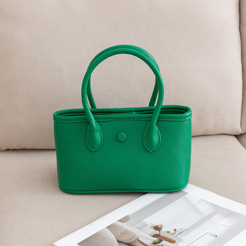 Bolso de canasta de verduras de alta gama Corea del nicho 2025 nuevo bolso de hombro coreano bolso de mensajero simple de moda