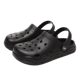 Couple's Cave Shoes Women's Summer Outer Wear Beach Internet Popular EVA Lightweight Baotou Two-Wear Leakage Cool Shoes Men's Sandals