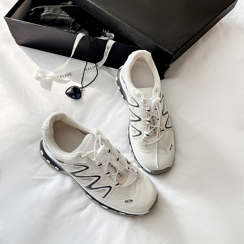 Zapatos de montaña de cuero de vaca de altura aumentada, zapatos de cuero para mujeres al aire libre, zapatos deportivos casuales transpirables con suela gruesa