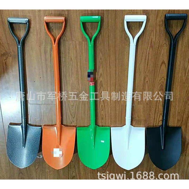 厂家东南亚铁柄锹 缅甸畅销铁柄锹 焊接铁把铲 农业建筑铁锹