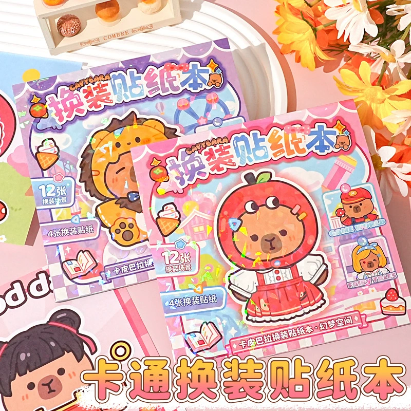 Cartoon sticker, mobile phone, suitcase