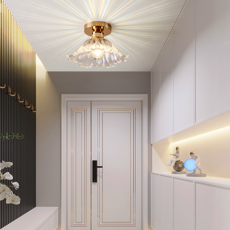 Corridor Light, Aisle Light, Ceiling Light, Entry Light, Crystal Light, Foyer Light, 2025 New Model Led Balcony Light, Cream Color