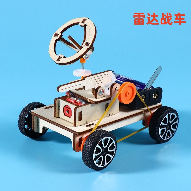 国境を越えて人気の科学教育知育玩具、木製花の手作りDIY小物製作キット、子供向け模型玩具材料パック