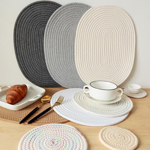 Factory Home Kitchen Cotton Rope Table Mat Cup Mat Heat Insulating Mat