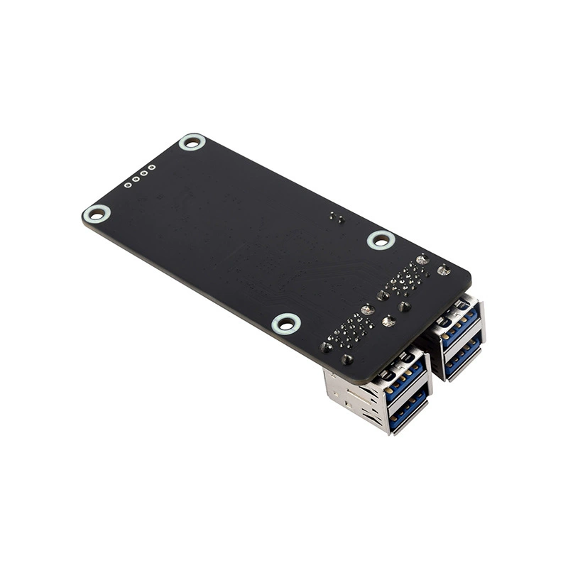 Плата расширения Raspberry Pi 5 PCIe на USB 3.0 4-порт USB 3.2 5 Гбит/с без драйверов Plug and Play