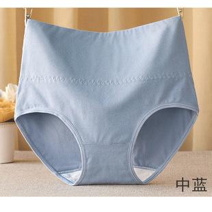 Xinjiang long velvet cotton high waist underwear women pure cotton belly-grabbing and breathable large size women's briefs factory wholesale