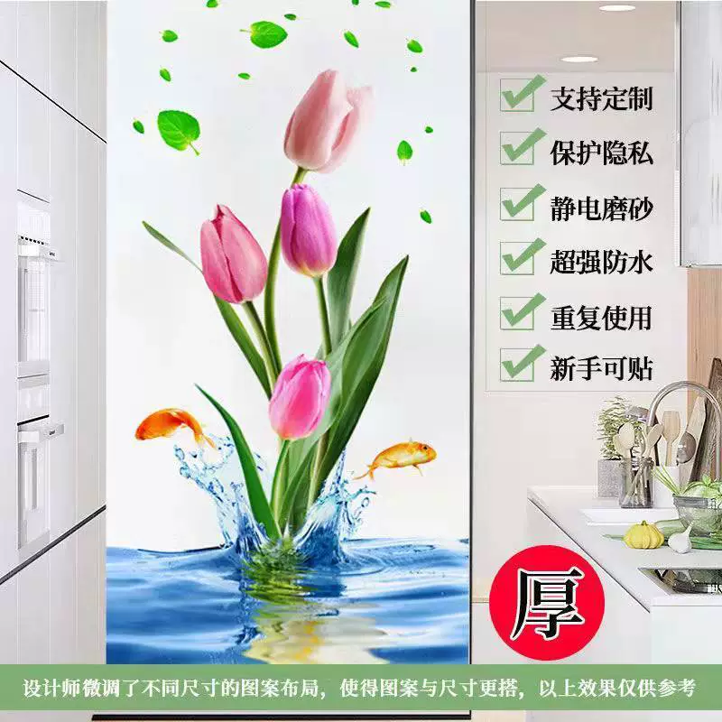 Glass window stickers, electric matte sticker, transparent protective underware