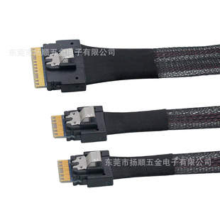 Mini sas SFF8654 8i TO 2 * Mini sas (SFF8654 4i) server high-speed cable