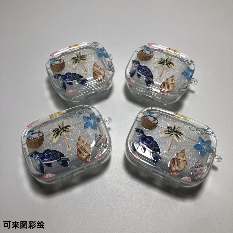 Turtle Beach Apple Oval Earphone Case Airpods1/2/3/4/Pro/Pro2/Pro3 Painted Protective Cover