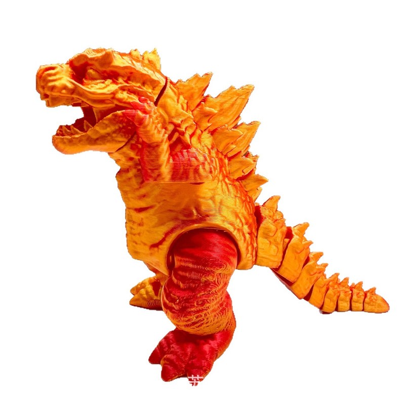 3d打印哥斯拉怪兽之王跨境爆品帝国崛起金刚手模型可动关节造型|undefined