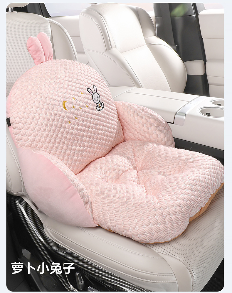 Cartoon Animal Semi-Enclosed Cushion Sofa Cushion Dinosaur Cactus Erha Carrot Chinchilla Car Cushion