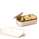 Waterless Hot Rice Electric Heating Lunch Box 304 Stainless Steel Plug-In Insulated Lunch Box for Office Workers