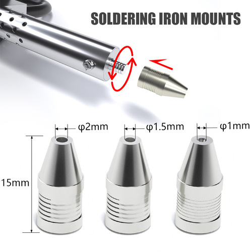 Electric desoldering device, dual-purpose electric soldering iron gun, electric heating desoldering pump, electronic disassembly and repair, equipped with 4 suction heads, 110v 2