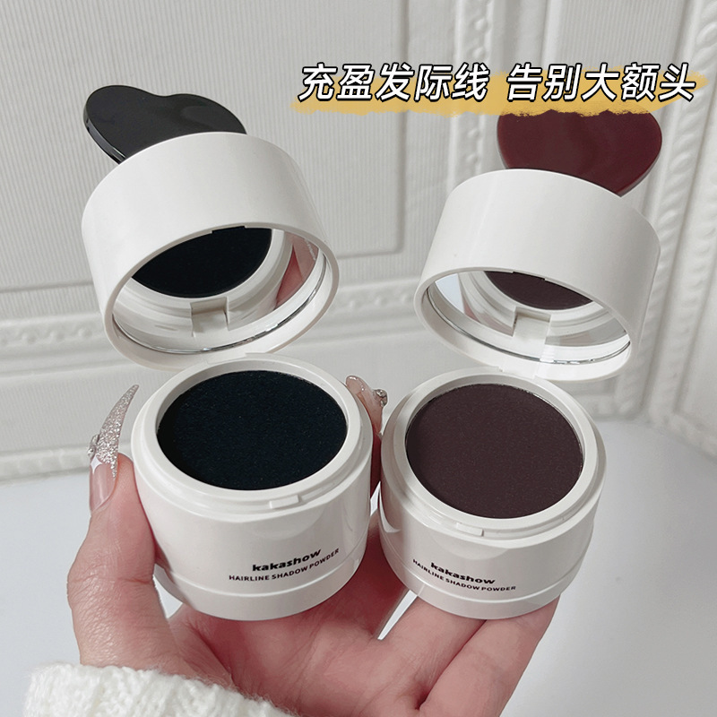 kakashow línea de cabello polvo de sombra impermeable a prueba de sudor reparador de belleza natural relleno reparador de cabello fabricantes image 3