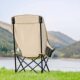 Outdoor Highlight Moon Chair Folding Chair Portable Wild Camping Fishing Stool Mazar Lazy Recliner Wholesale