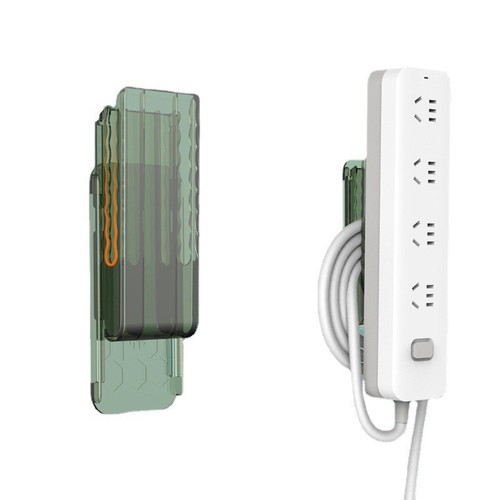 Plug strip holder, no punching, plug board storage, cable manager, remote control storage rack, traceless hook winder