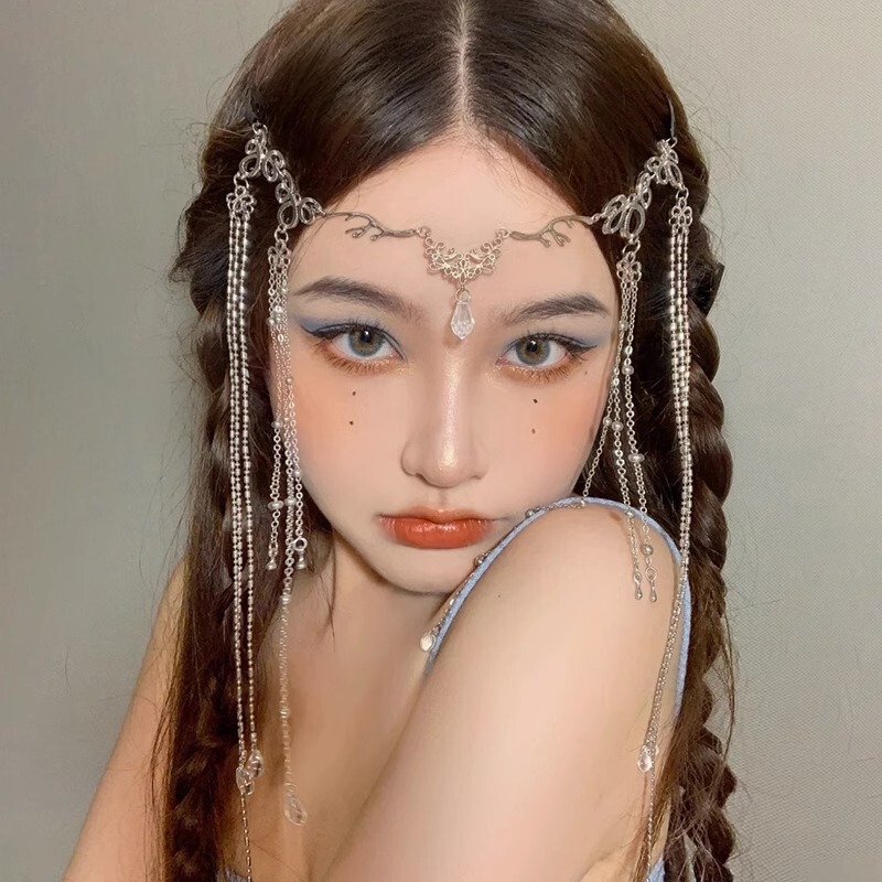 银色蝴蝶抓夹女2025新款高级感小号后脑勺鲨鱼夹子半扎发头饰发卡|undefined