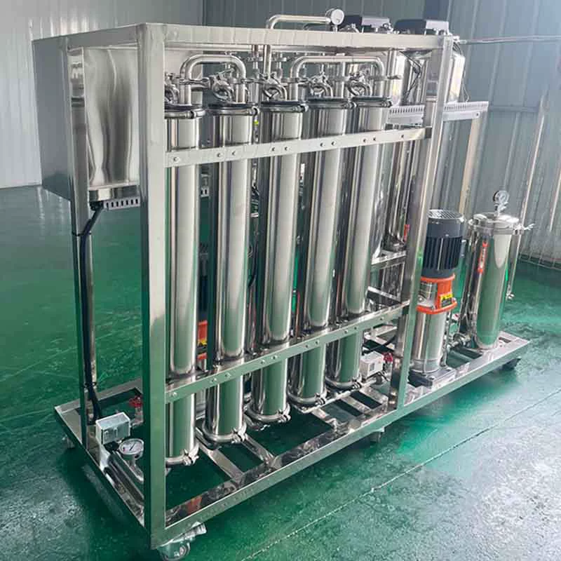 Двухступенчатое оборудование для чистой воды из нержавеющей стали промышленного оборудования для очистки воды Jingke Luyuan деионизированная система фильтрации воды
