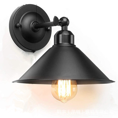 Yamasun americano retro lámpara de pared americana simple lámpara de pasillo con apertura enchufe estilo industrial Hotel lámpara de pared de noche
