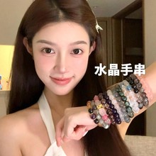 晗珞~绿玛瑙手工串珠手链新中式国潮简约手串时尚轻奢高级感手饰