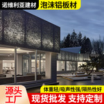 泡沫铝装饰板透光铝板金属装饰泡沫铝通孔泡沫铝装修门头星空铝板