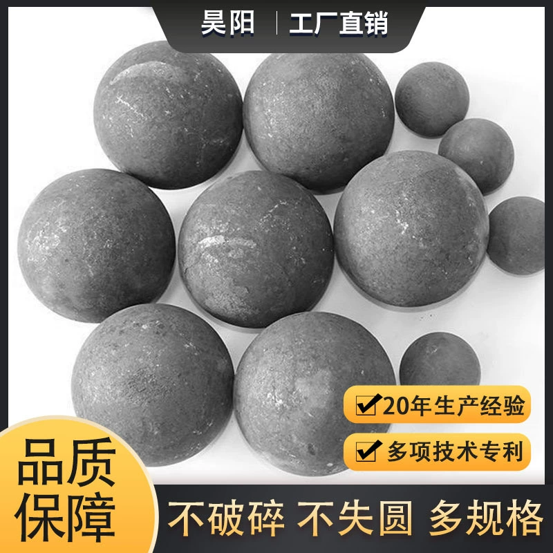 20 мм износостойкий стальной шарик для обработки минералов, специально для шаровой мельницы, высокая ударная прочность, низкая скорость измельчения, кованый, горячекатаный
