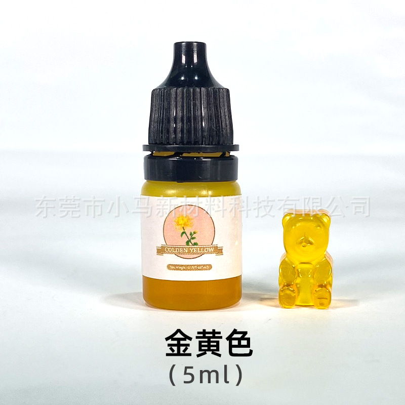 Pigmento Líquido para Resina Epoxi 24 Colores 5ml para Colorear Artesanías y Pegamento UV