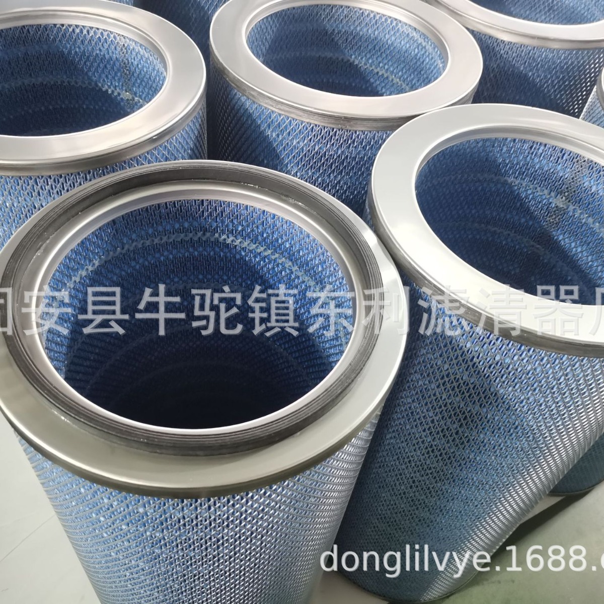 燃气轮机阻燃滤芯聚酯纤维除尘滤芯发电机煤气除尘滤筒切割机滤芯