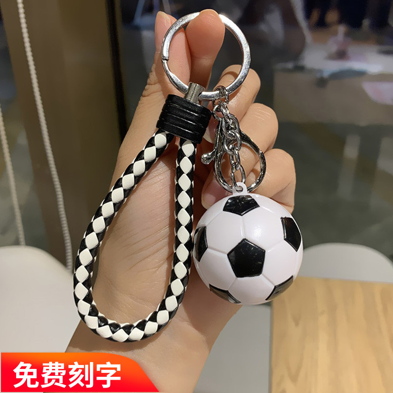 Copa del Mundo de fútbol una variedad de llaves colgantes tridimensionales liga conmemorativa regalo creativo bolsos colgantes llave móvil image 4
