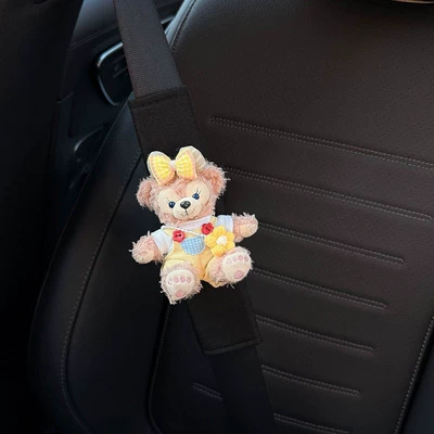 2025 New Cute Shirley Rose Seat belt shoulder pad - all-season-blackyellow-overalls-rose-pink