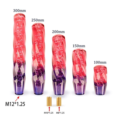 head two-color spiral automatic manual | Cab and accessories - red-purple-10cm