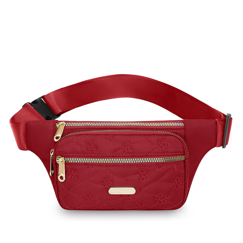 Bolsita de cintura de moda, bolsa de teléfono móvil de gran capacidad resistente al desgaste para hombres deportivos multifunción