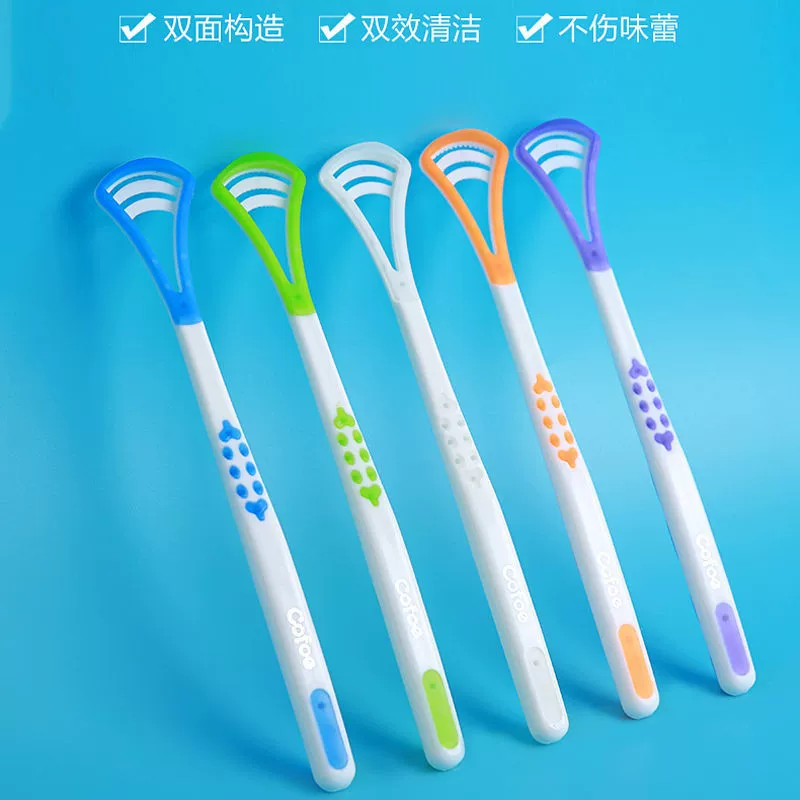 Силиконовый очиститель покрытия языка Щетка покрытия языка для взрослых и детей Скребок для языка Портативный скребок для языка для Дурной запах изо рта