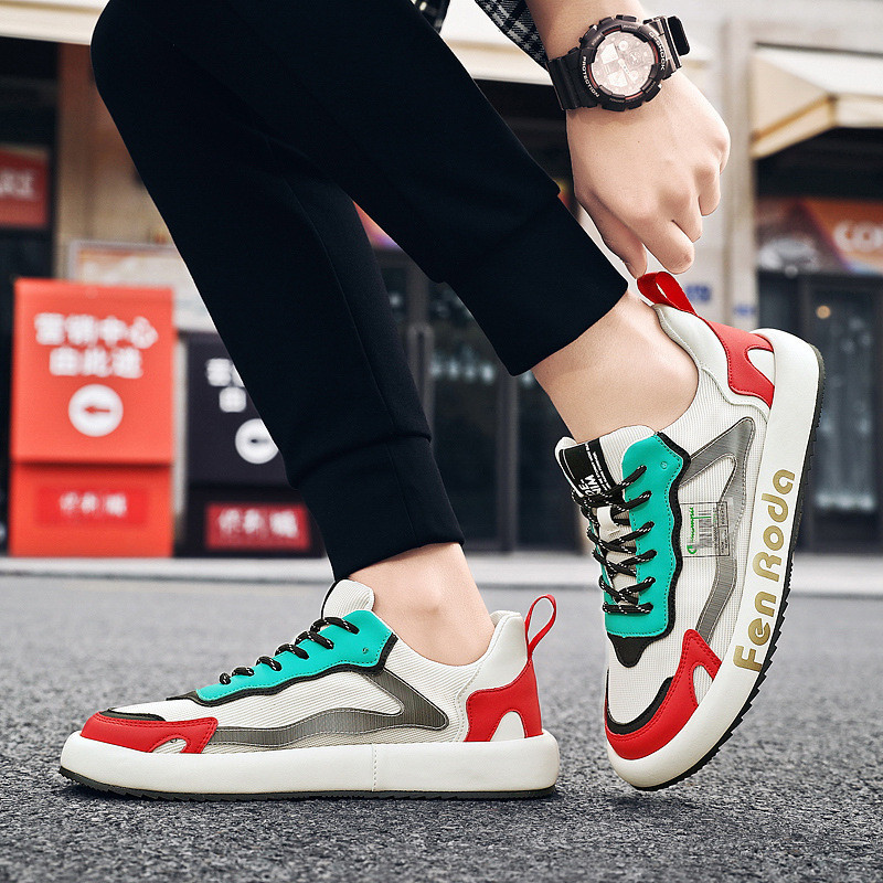 Männer Schuhe 2023 Frühjahr Neue Mode Casual Junior High School Student Sport Bord Schuhe Mode Schuhe Männer_voghion.com