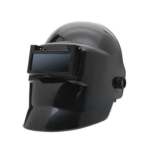 German-style helmet welding face shield, TIG welding cap, flip-up gas welding double-layer glass insulation welding worker protection