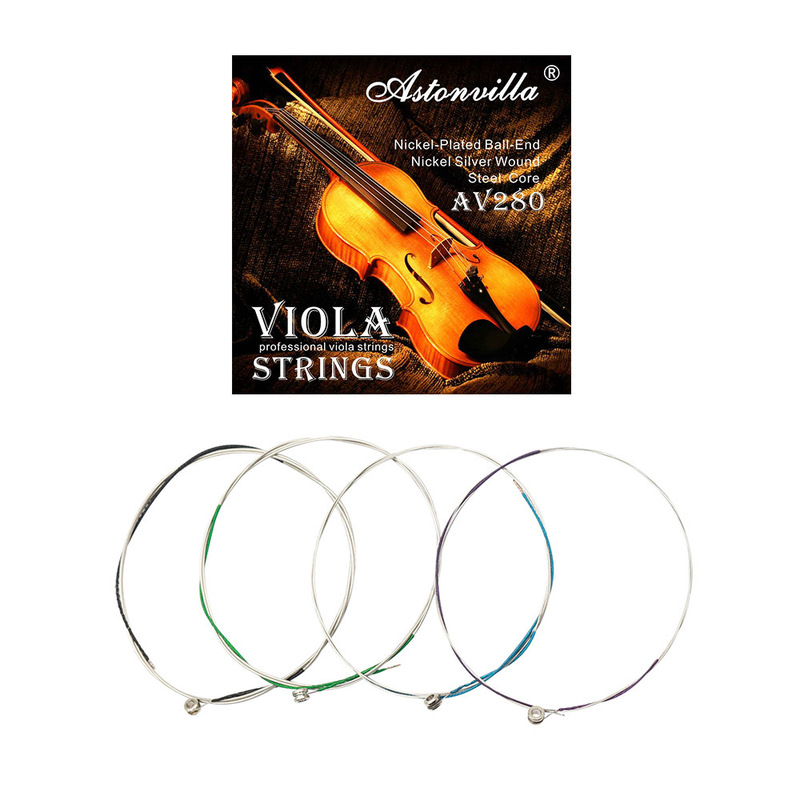 Aston Villa AV280 Viola Strings De Silver Steel Strings Viola Strings Set Strings Violin Accessories Wholesale Aston Villa AV280 Viola Strings De Silver Steel Strings Viola Strings Set Strings Violin Accessories Wholesale