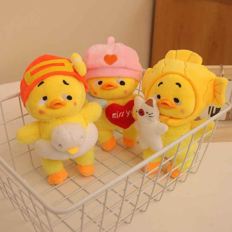 Estilo explosivo súper lindo de alto valor, no quiero ir a trabajar, pato molesto, colgante, peluche, regalo, muñeca