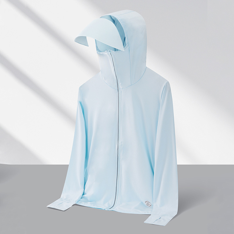 2024 nueva chaqueta de protección solar para hombres pareja de verano chaqueta casal encapuchada chaqueta de piel de hombre chaqueta de mujer