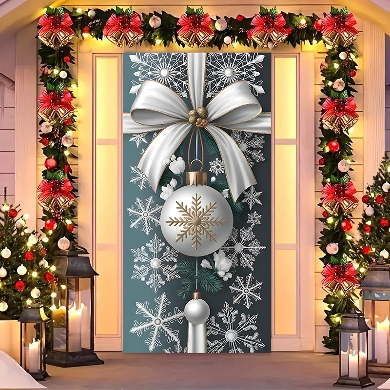 Transfronterizos JIT Navidad decoración colgante festivales atmósfera etiqueta de puerta fiesta atmósfera de fondo decoración cubierta de puerta