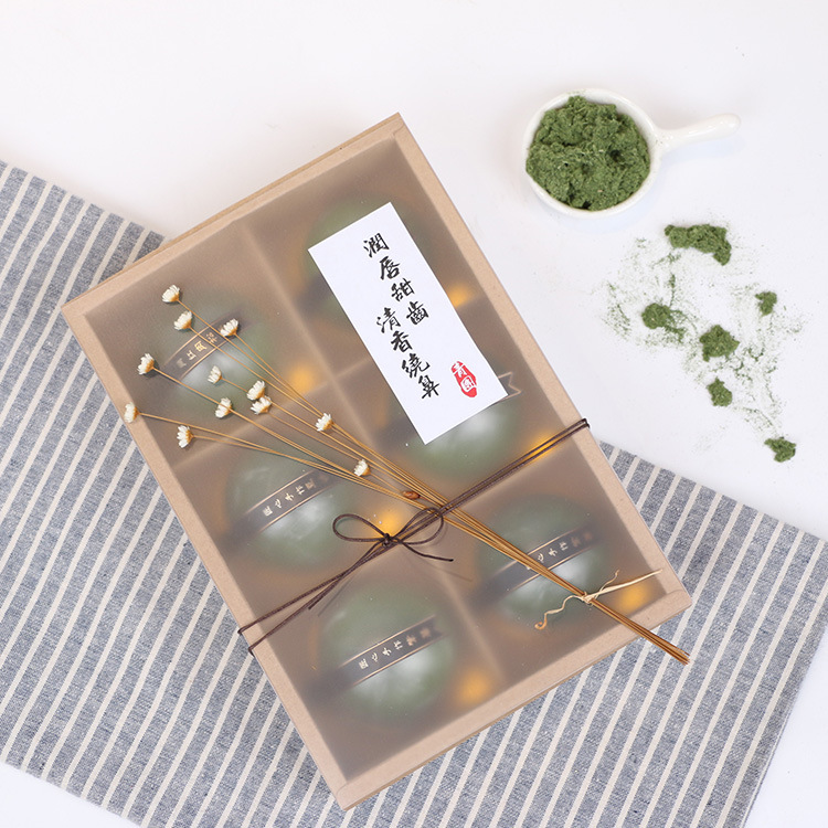 100枚 端午节粽子包装礼盒礼袋贴纸 青团包装贴纸 大号装饰贴纸