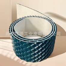一字型花纹砂光机带 菱形格PVC物流机场输送带 木工木材传送带