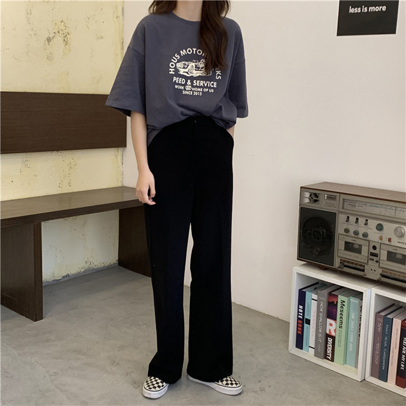 T-shirt estiva a maniche corte allentata da donna 2024 versione coreana nuova camicia base oversize in stile bf per donna_voghion.com