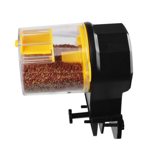 Automatic fish feeder for aquarium, suitable for koi and goldfish, intelligent timed automatic fish feeder for aquarium.