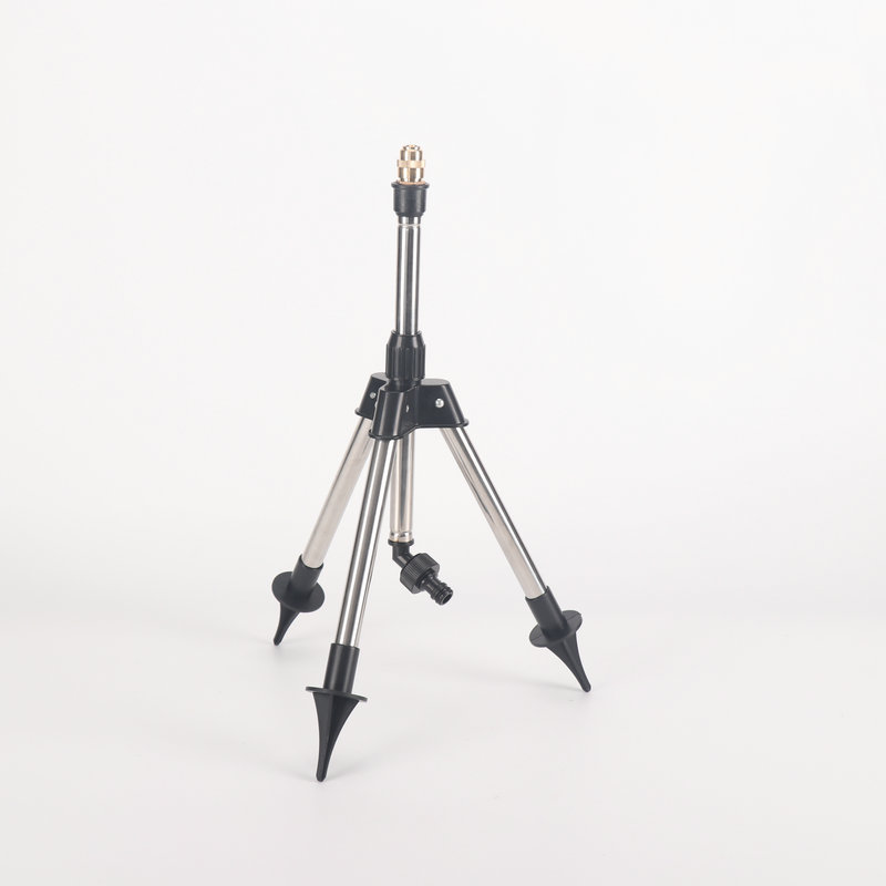 Rotación automática rociador soporte longitud telescópica 30cm - 50cm herramienta de riego de jardín paquete de boquilla verde