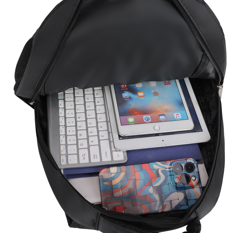 Mochila unisex de negocios mochila de carga USB bolsa de ordenador de gran capacidad bolsa de viaje deportiva