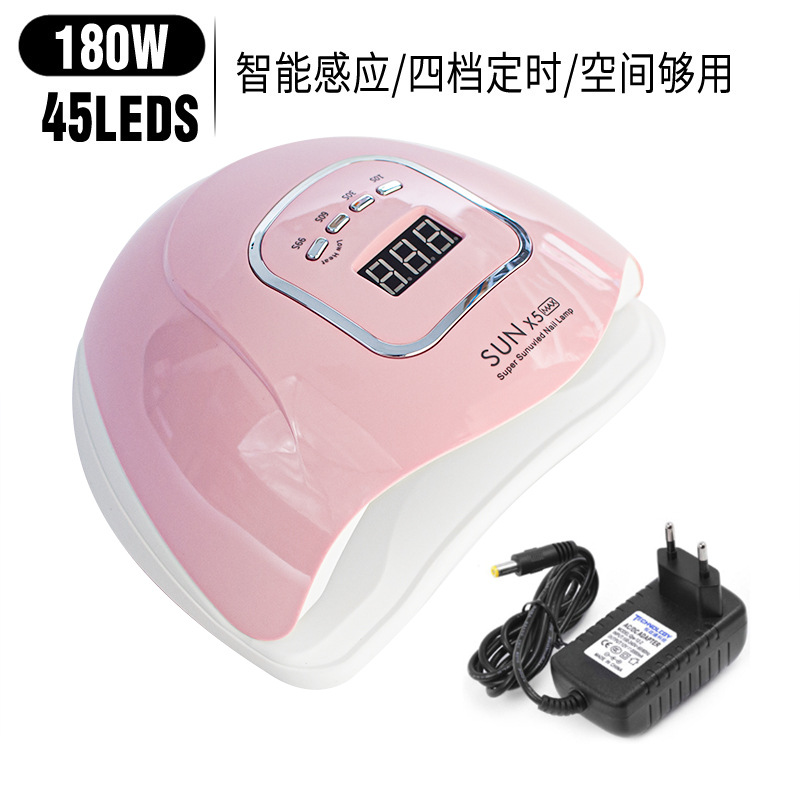 Lámpara de Uñas X5Max con Sensor Inteligente, Máquina de Fototerapia para Uñas, Secador LED para Esmalte de Gel, Lámpara de Curado de Uñas