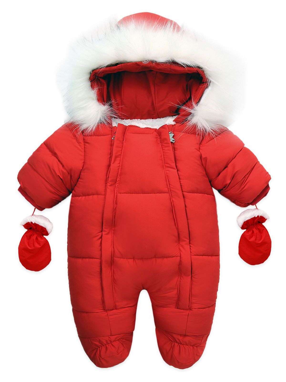 Transfronteriza otoño y el invierno Del Mono Del Bebé Cuello de Piel mameluco de los niños engrosada ropa de bebé mameluco del bebé caliente