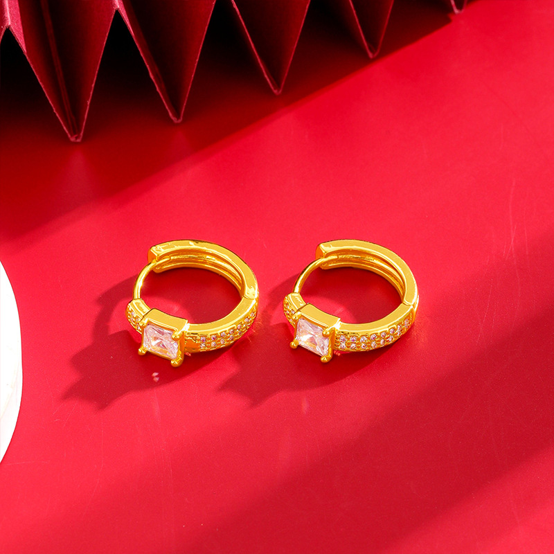 2023 nuevos pendientes de mujer de moda pendientes de aguja de plata incrustados en diamantes de moda todo fósforo multi-estilo opcional fábrica al por mayor